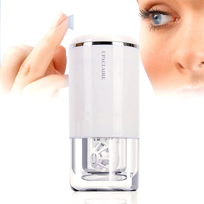 UpaClaire Contact Lens Cleaner, Intelligent Cleaning Machine for Soft and Rigid (RGP) Contact Lenses,White - Image 2